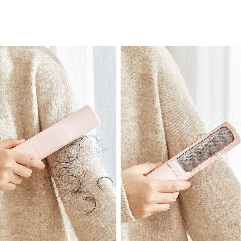2 in 1 Reusable Pet Hair BrushSelf Cleaning Roller for Cats, Dogs & Dust