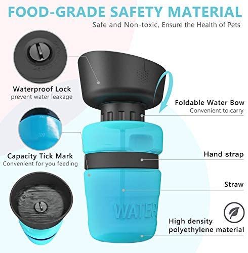 Portable Foldable Dog Water Bottle