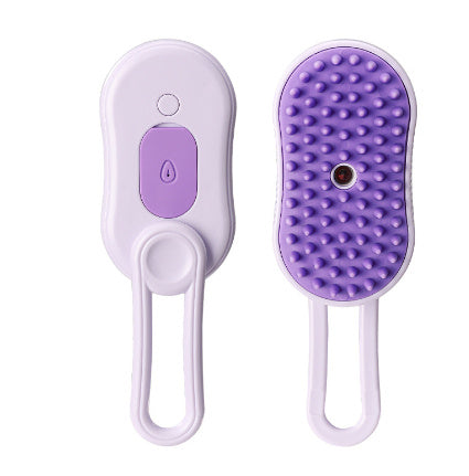 3-in-1 Steam Brush for Cats and Dogs – Massage, Spray, and Hair Removal