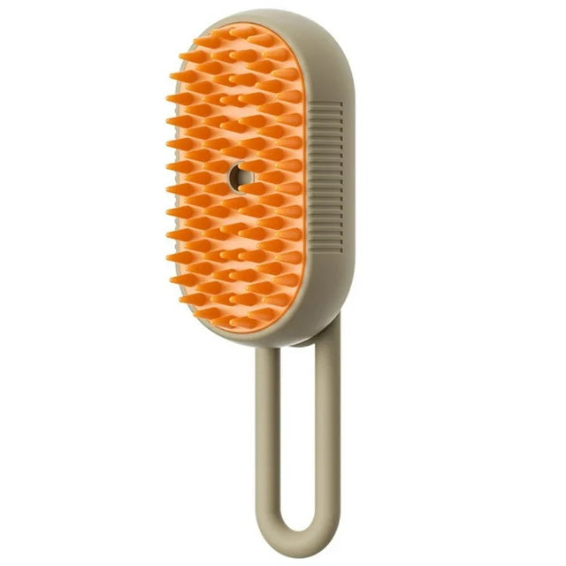 3-in-1 Steam Brush for Cats and Dogs – Massage, Spray, and Hair Removal